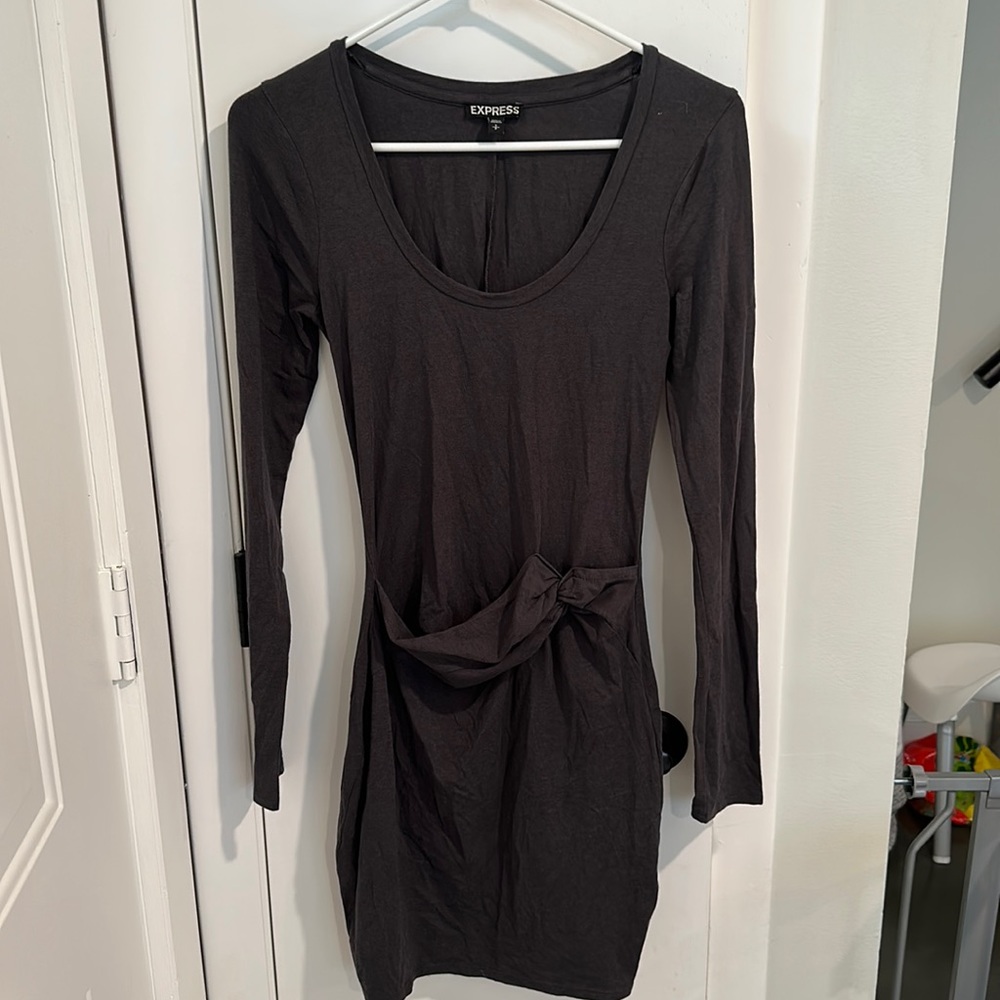 Express fitted cotton dress size small